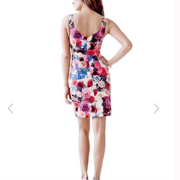 Guess sleeveless floral dress size 2 - Picture 4 of 10